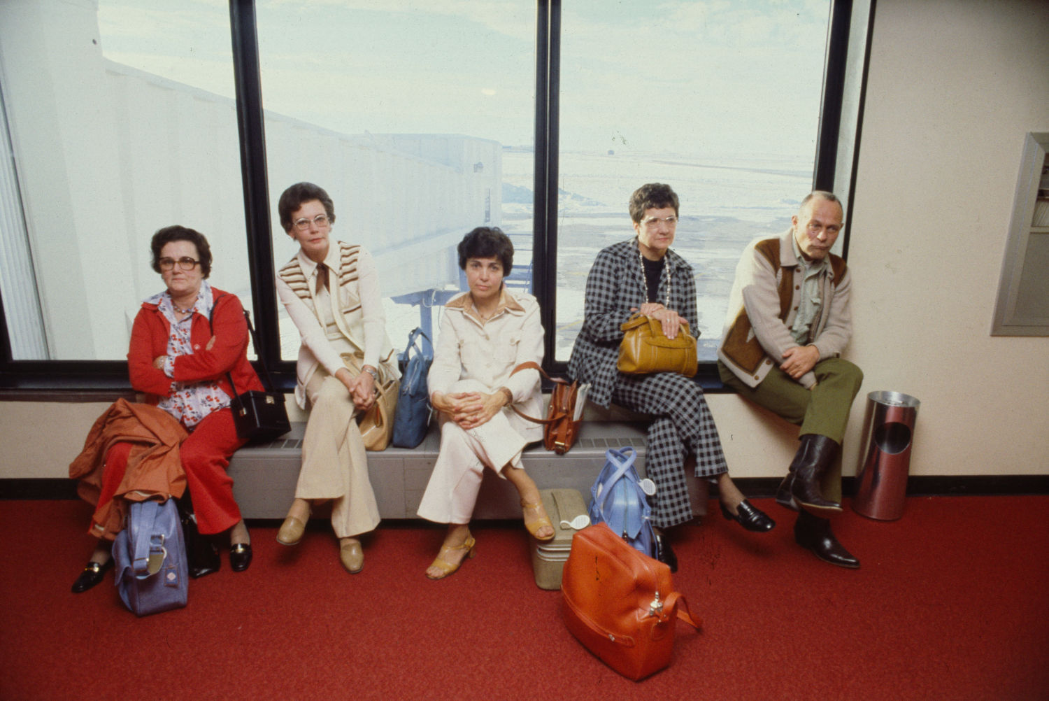 Passengers at Billings Logan International Airport, 1978